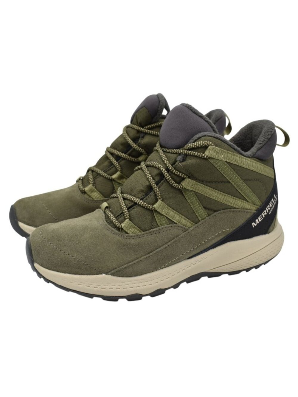 Merrell Womens 9 Bravada Edge 2‎ Olive Thermo Demi Insulated WP Winter Boot